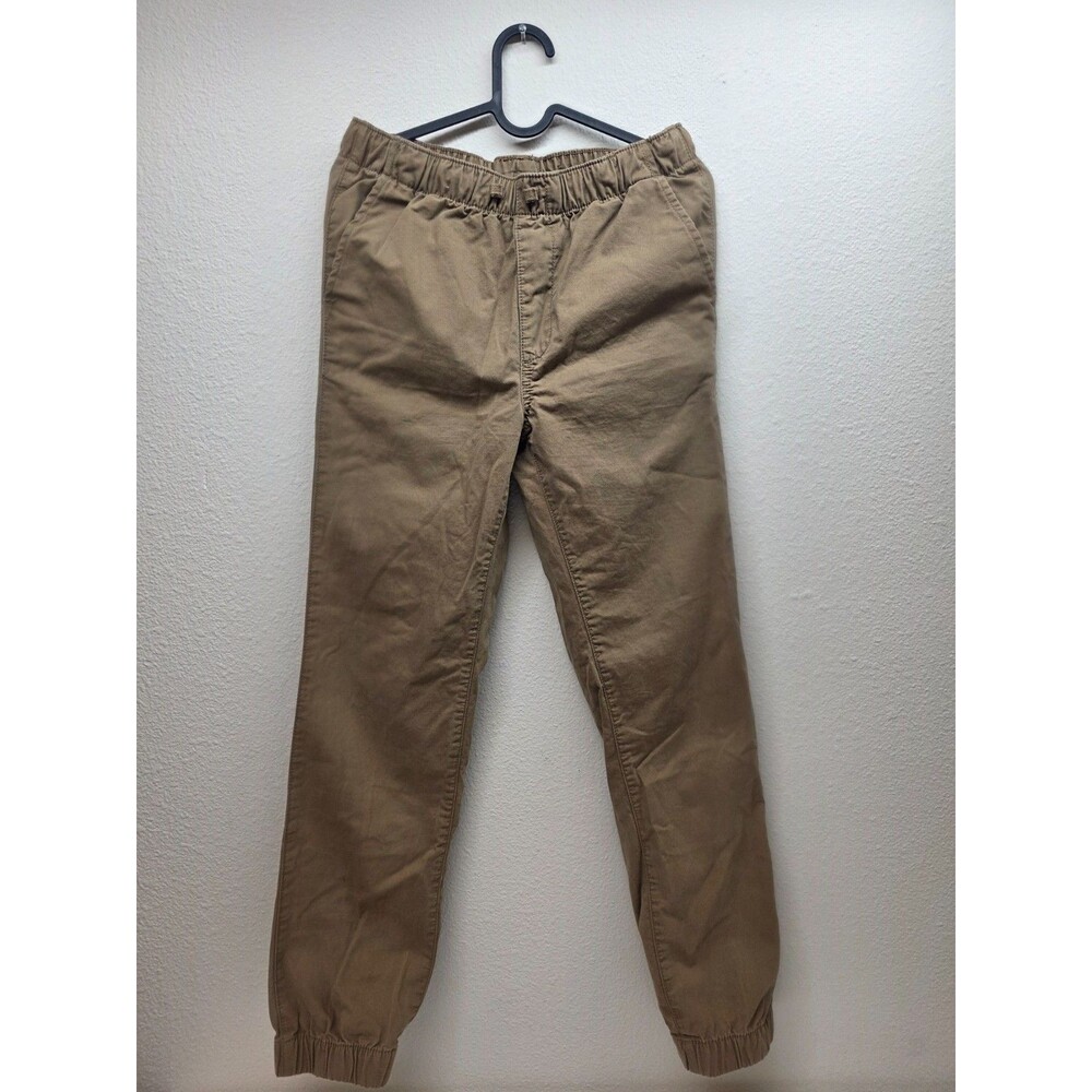 Gap Kids Boys Size XXL 14-16 Cargo Pants Brown Pull On Joggers Casual School